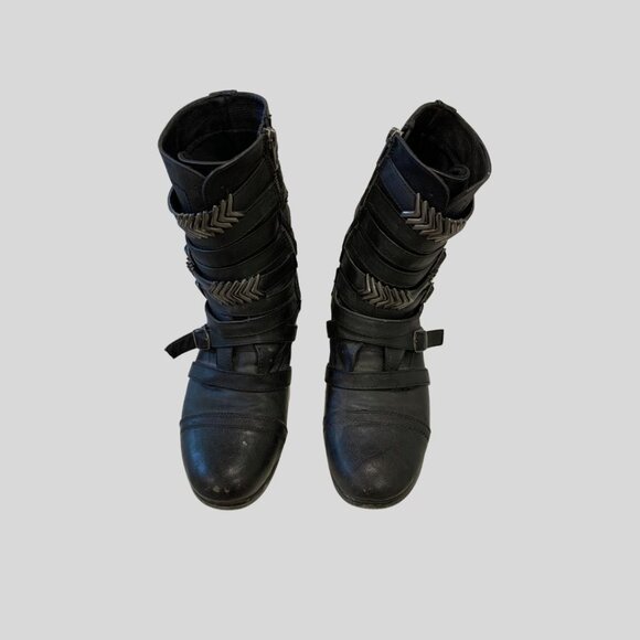 Vintage Madden Girl combat boots,  size 9 - Picture 2 of 7